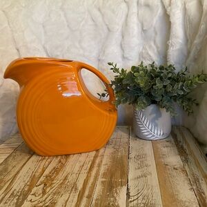 Fiesta large orange pitcher